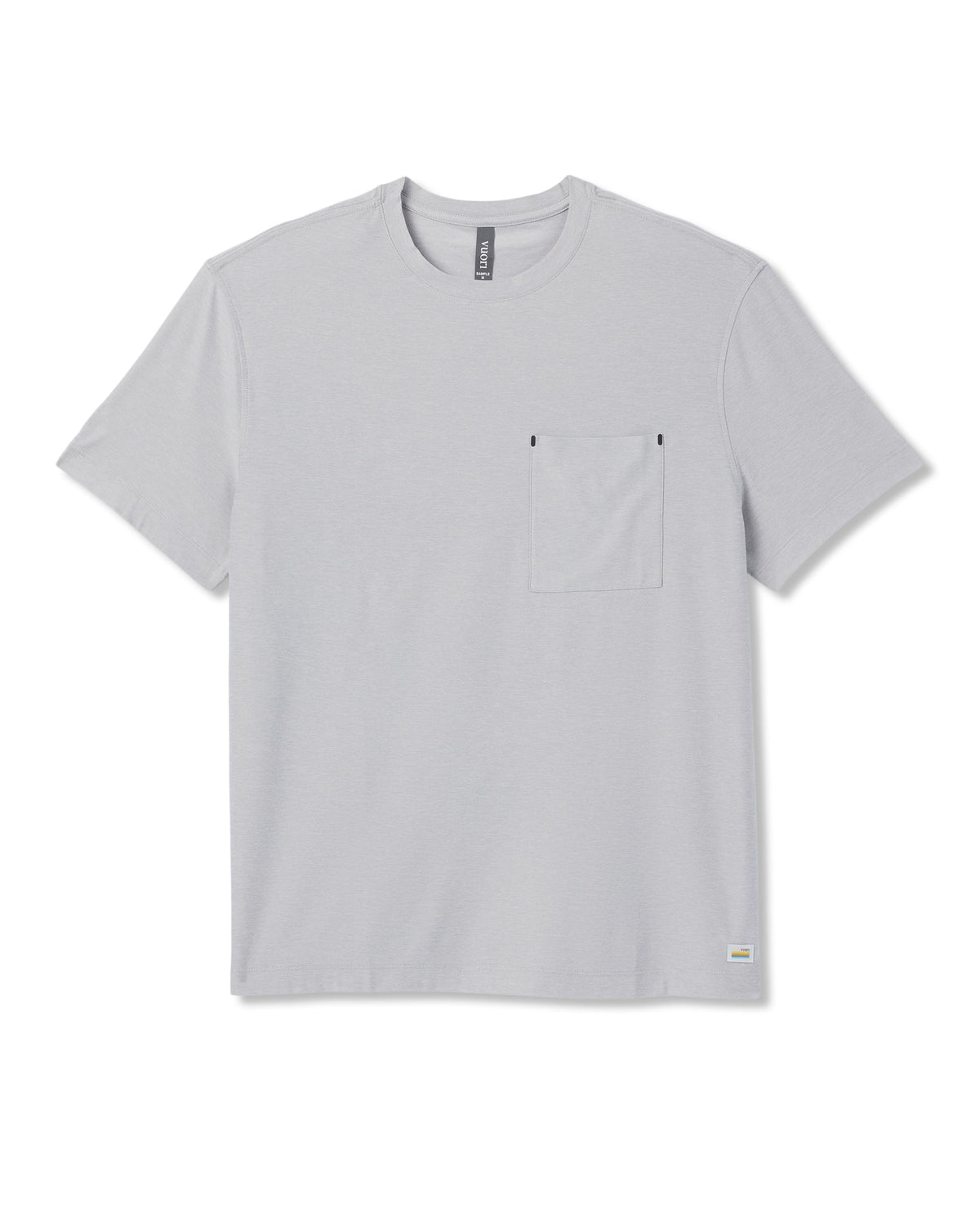 Short Sleeve Strato Pocket Tee - Relaxed Fit | Platinum Heather