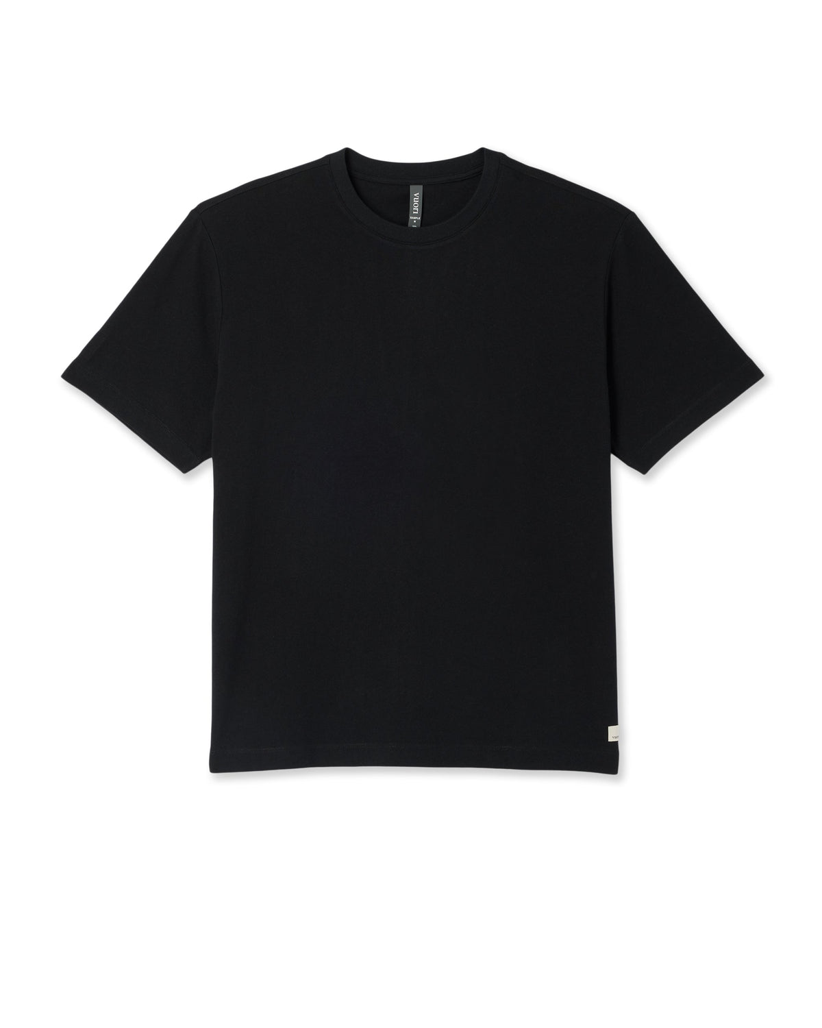 Short Sleeve Vuori Heavyweight Cotton Tee - Relaxed Fit | Black