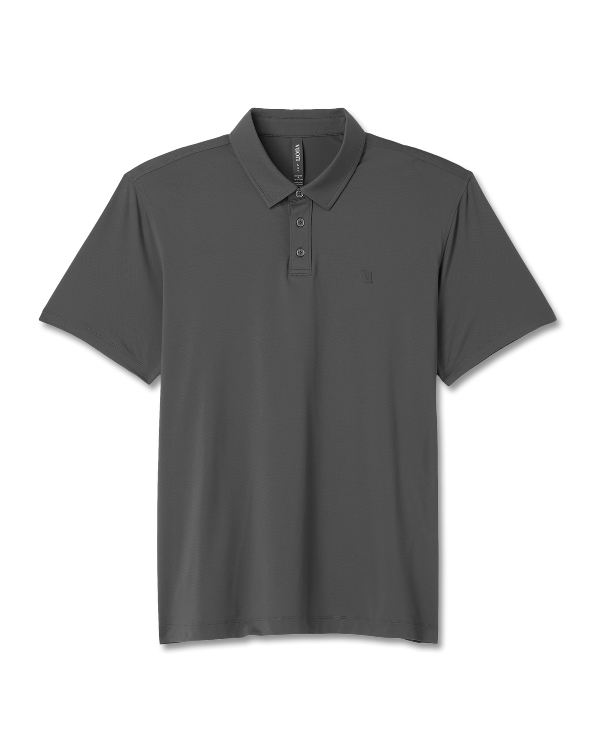 Short Sleeve Travellite Polo | Dark Pewter