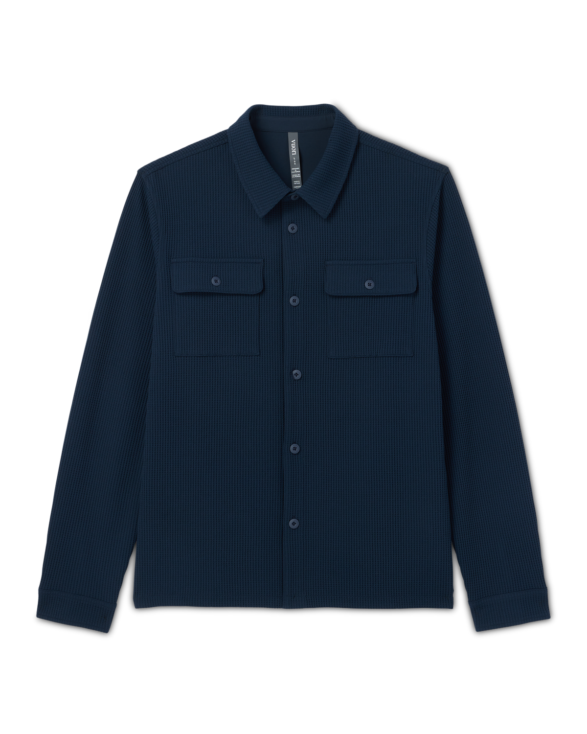 Tech Waffle Shirt Jacket | Ink
