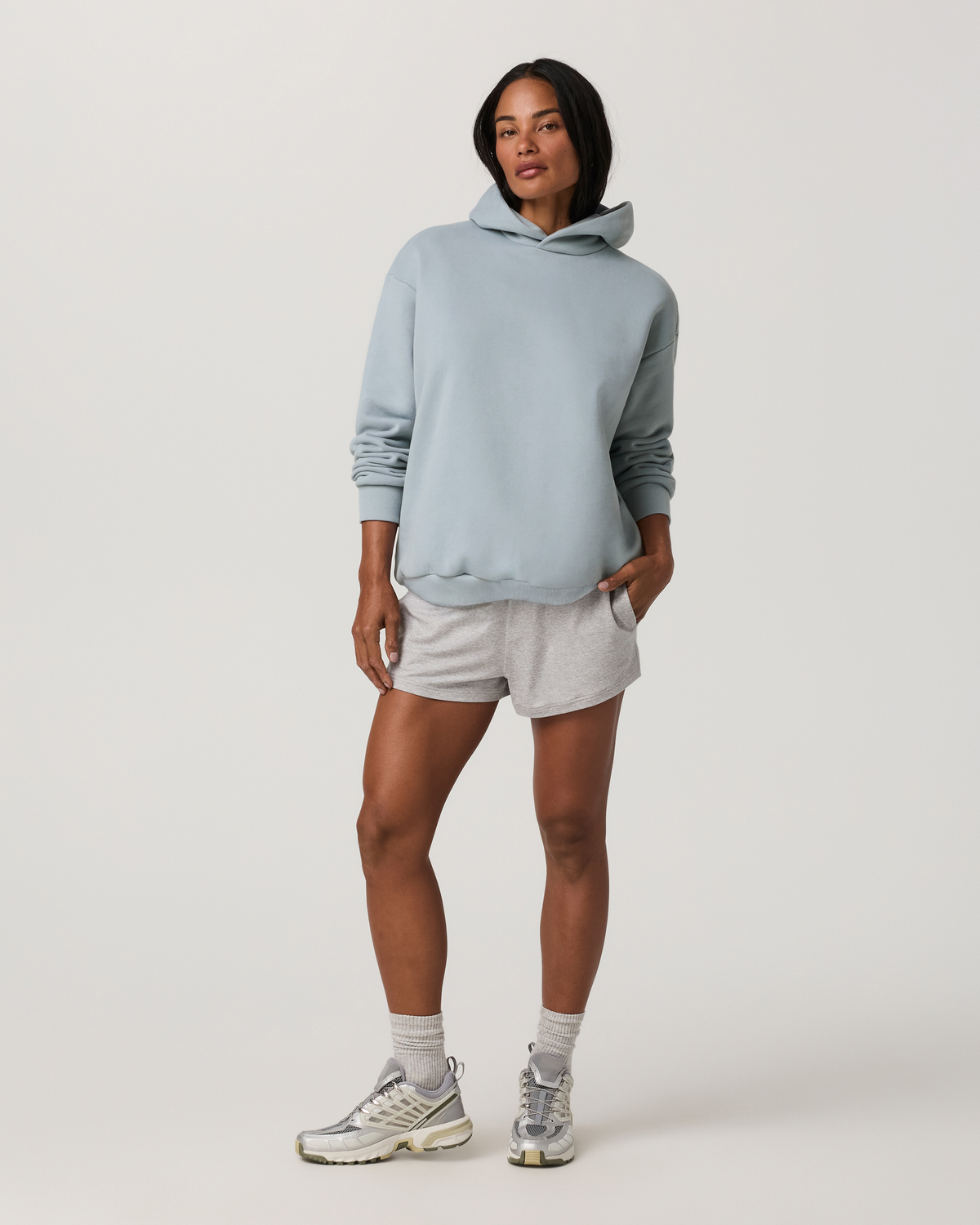 Restore Oversized Hoodie | Raindrop