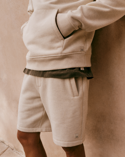 Seaside Short 8" | Buttermilk Heather