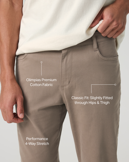 Vuori Meta™ Cotton Pant Classic Fit 32" | Boulder
