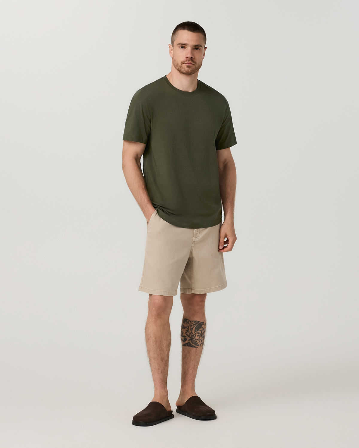 Tuvalu Tee | Olive