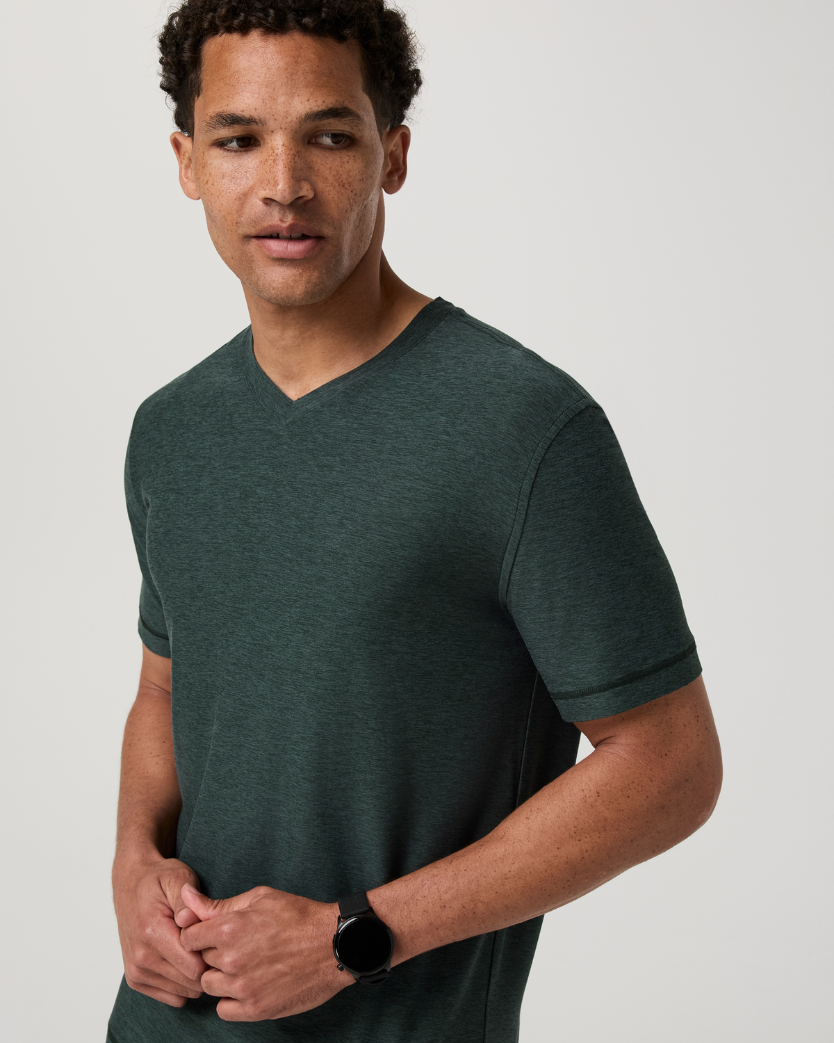 Strato Tech V-Neck | Hemlock Heather