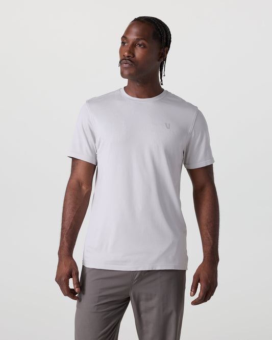 Short Sleeve Clearview Seamless Tee | Frost Grey