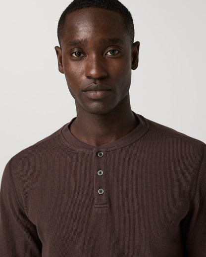 Waffle Henley | French Roast
