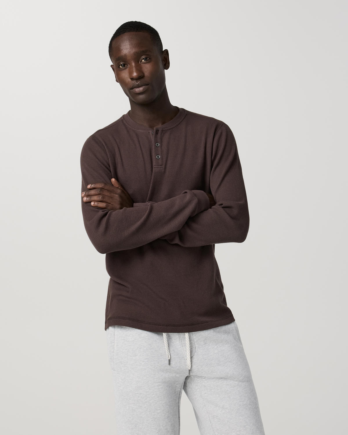 Waffle Henley | French Roast