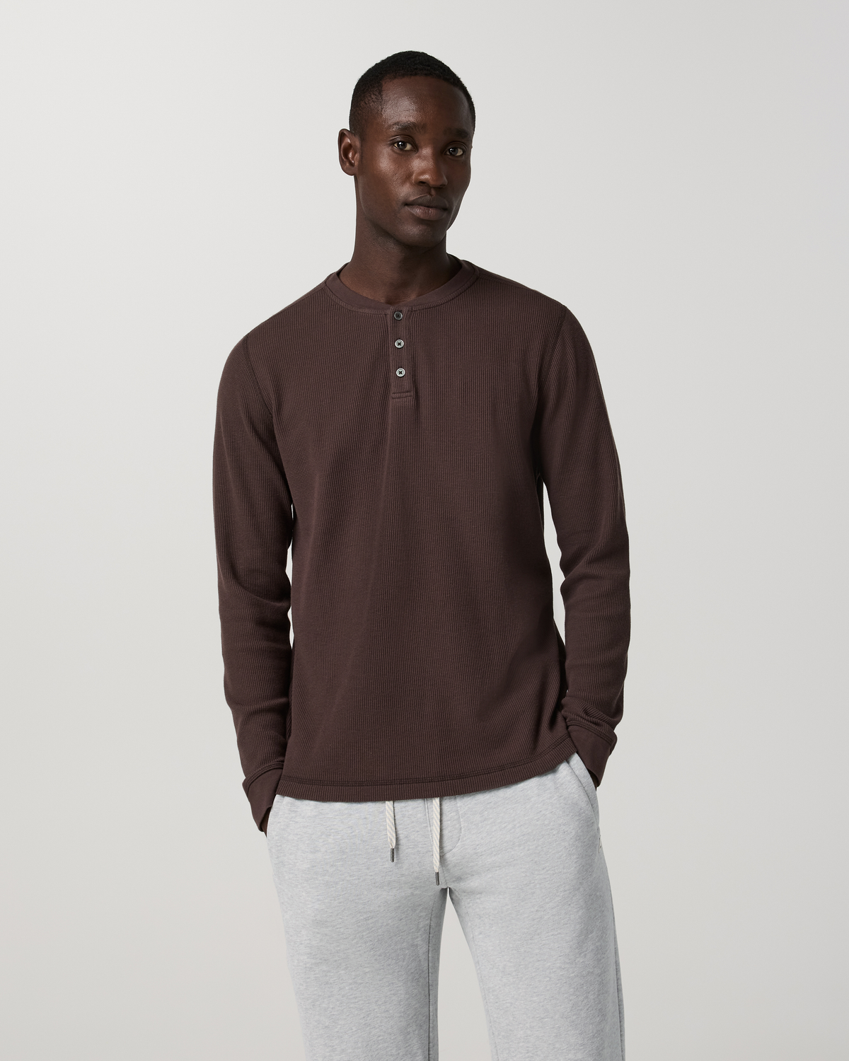 Waffle Henley | French Roast