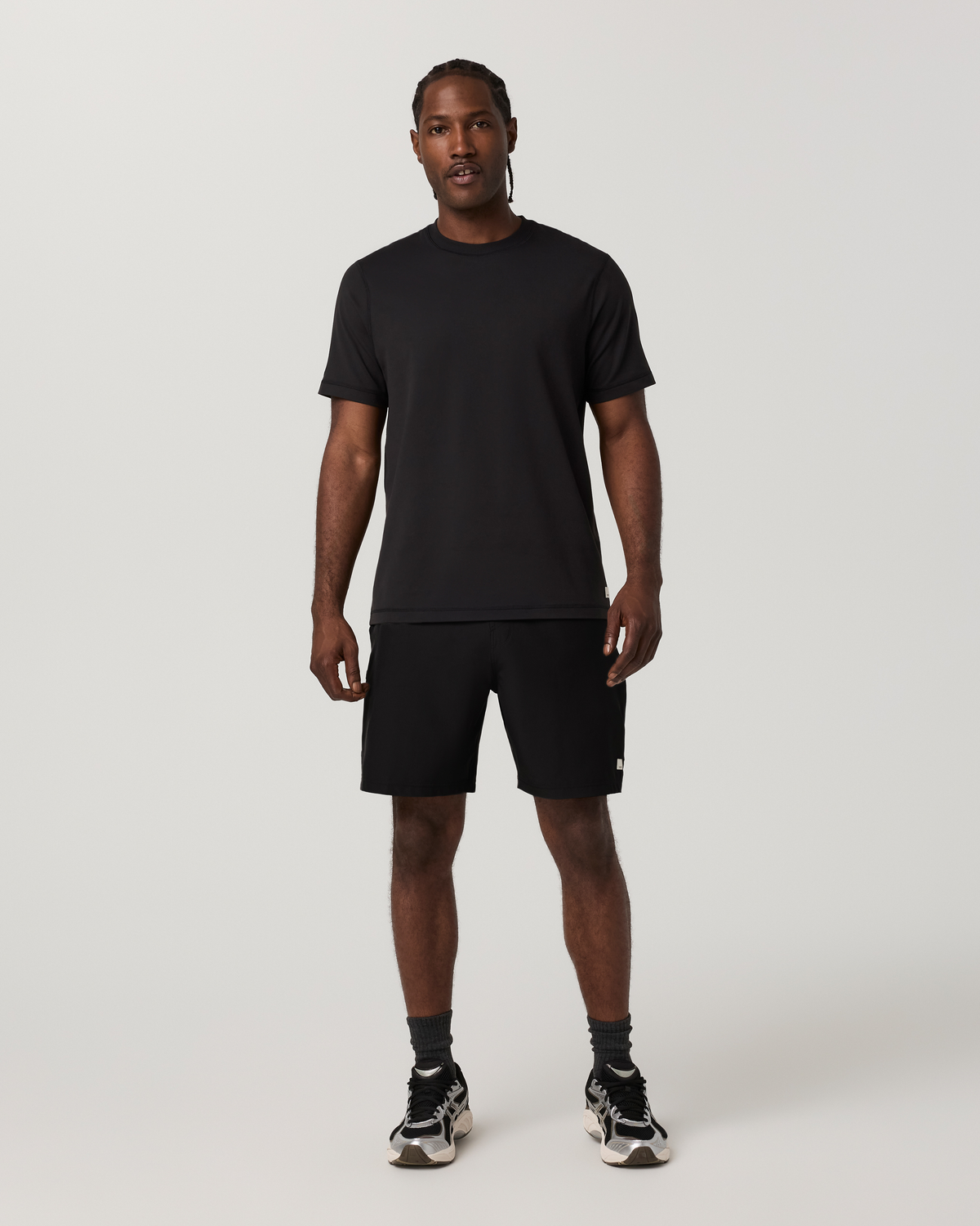 Short Sleeve Ponto Performance Tee | Solid Black