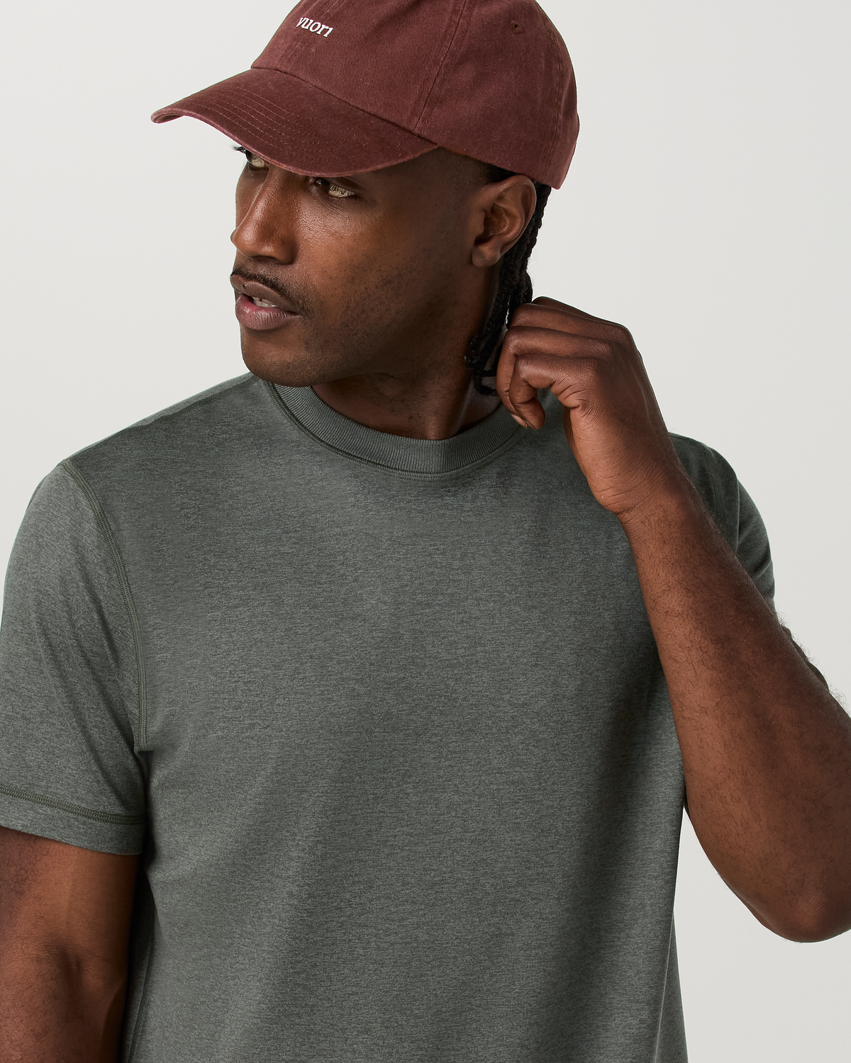Short Sleeve Ponto Performance Tee | Army Heather