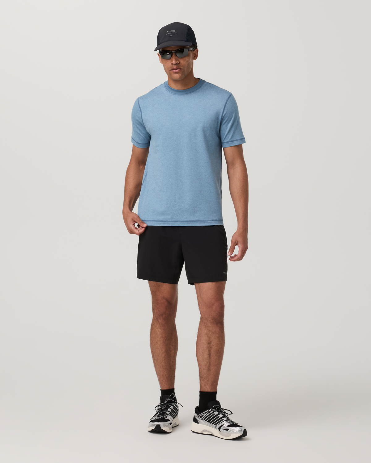 Short Sleeve Ponto Performance Tee | Salty Air Heather