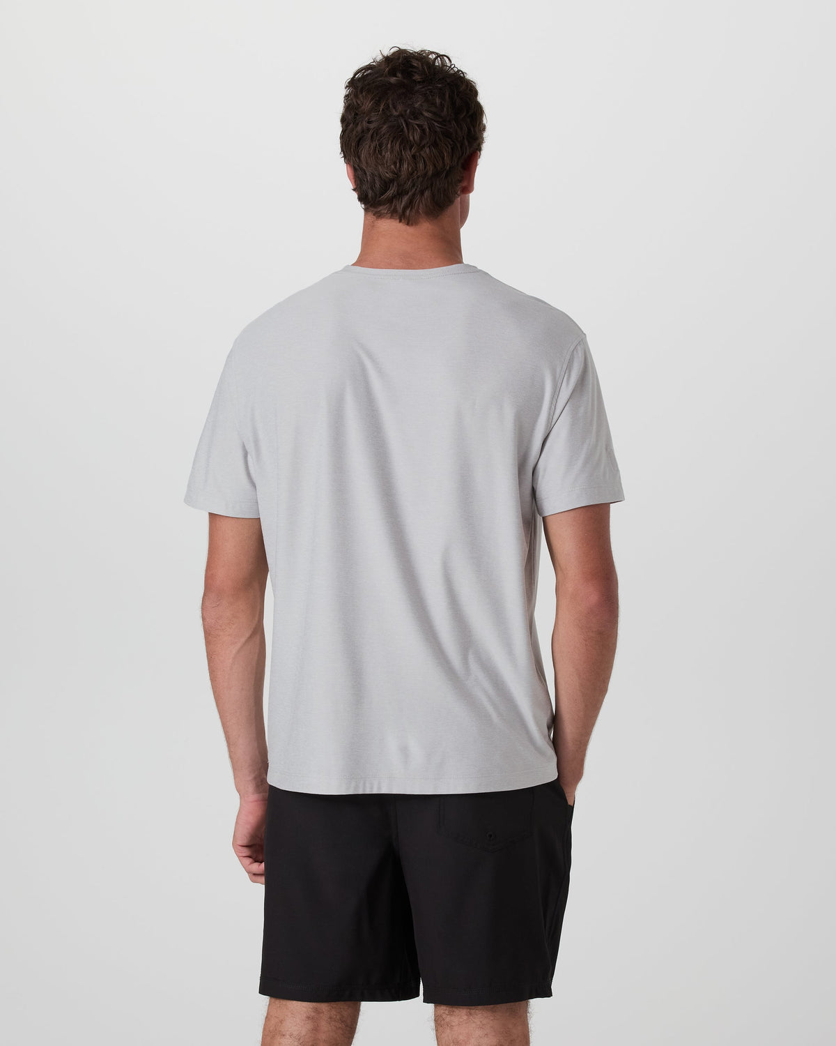 Short Sleeve Strato Pocket Tee - Relaxed Fit | Platinum Heather