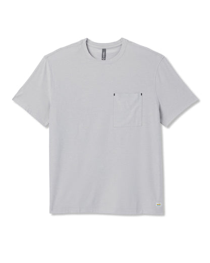 Short Sleeve Strato Pocket Tee - Relaxed Fit | Platinum Heather