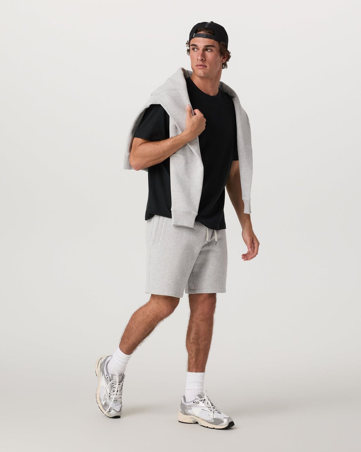 Short Sleeve Vuori Heavyweight Cotton Tee - Relaxed Fit | Black