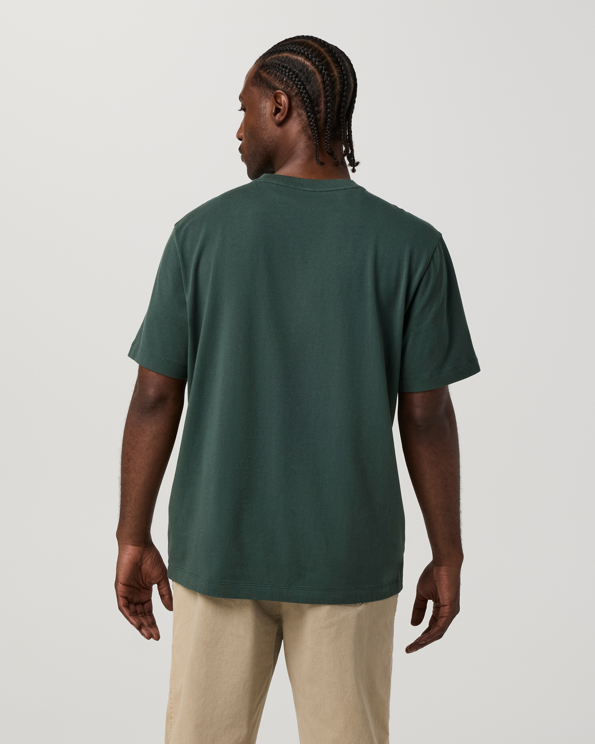 Short Sleeve Vuori Heavyweight Cotton Tee - Relaxed Fit | Hemlock