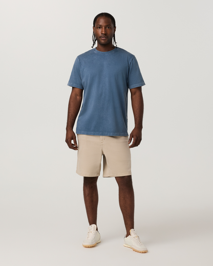 Short Sleeve Vuori Heavyweight Cotton Tee - Relaxed Fit | Nautical Garment Dye