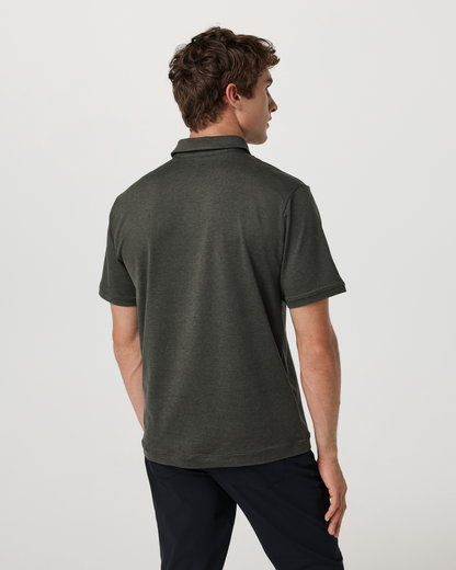 Short Sleeve Ponto Performance Polo | Army Heather