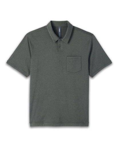 Short Sleeve Ponto Performance Polo | Army Heather