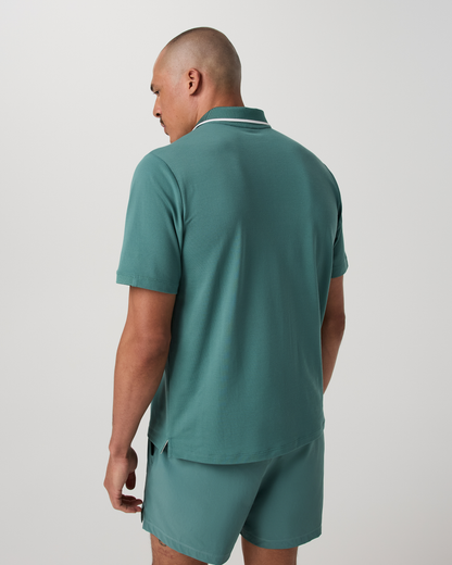 Short Sleeve Gamepoint Polo 2.0 | Dark Cyan
