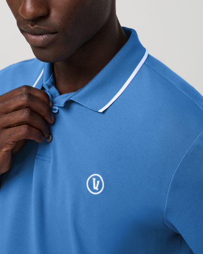 Short Sleeve Gamepoint Polo 2.0 | Court Blue