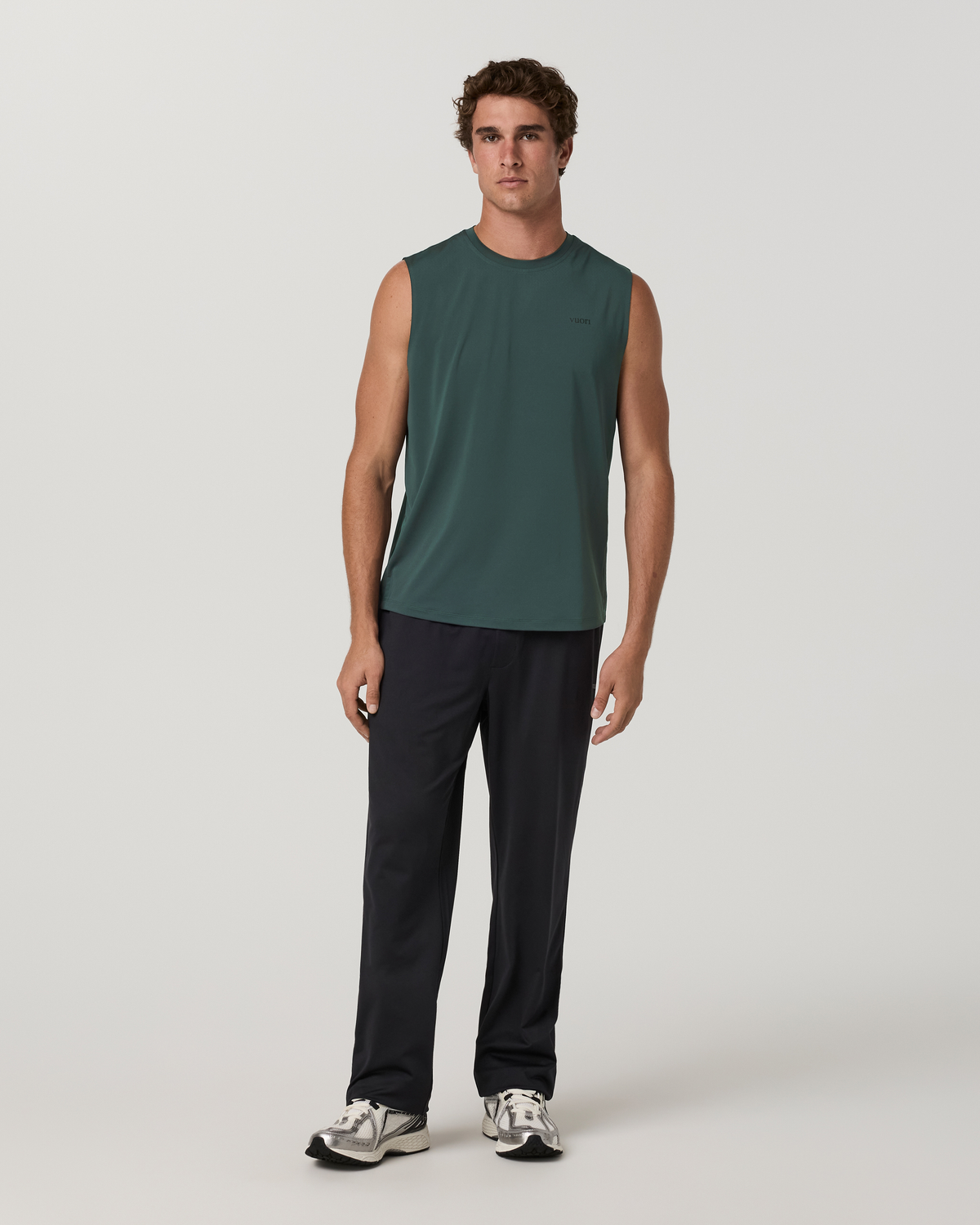 Sleeveless Viewpoint Muscle Tank 2.0 | Hemlock