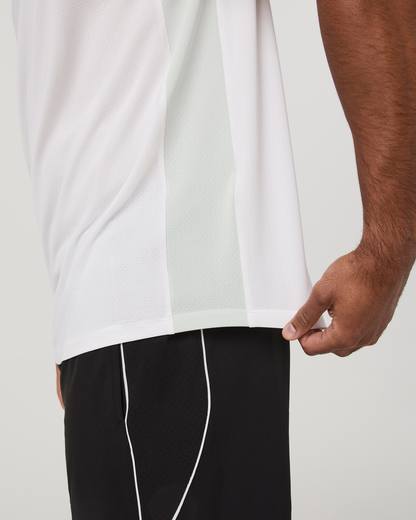 Sleeveless Viewpoint Muscle Tank 2.0 | White/Breeze