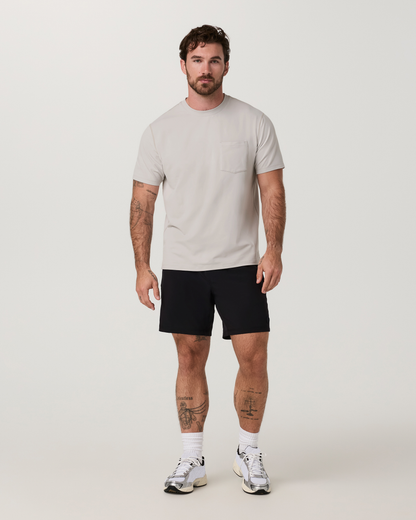 Short Sleeve Ponto Pocket Tee - Relaxed Fit | Suede