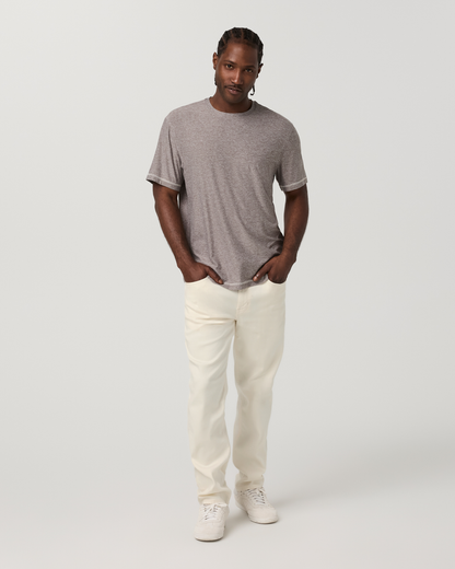 Short Sleeve Strato Tech Tee - Contrast | Heather Grey