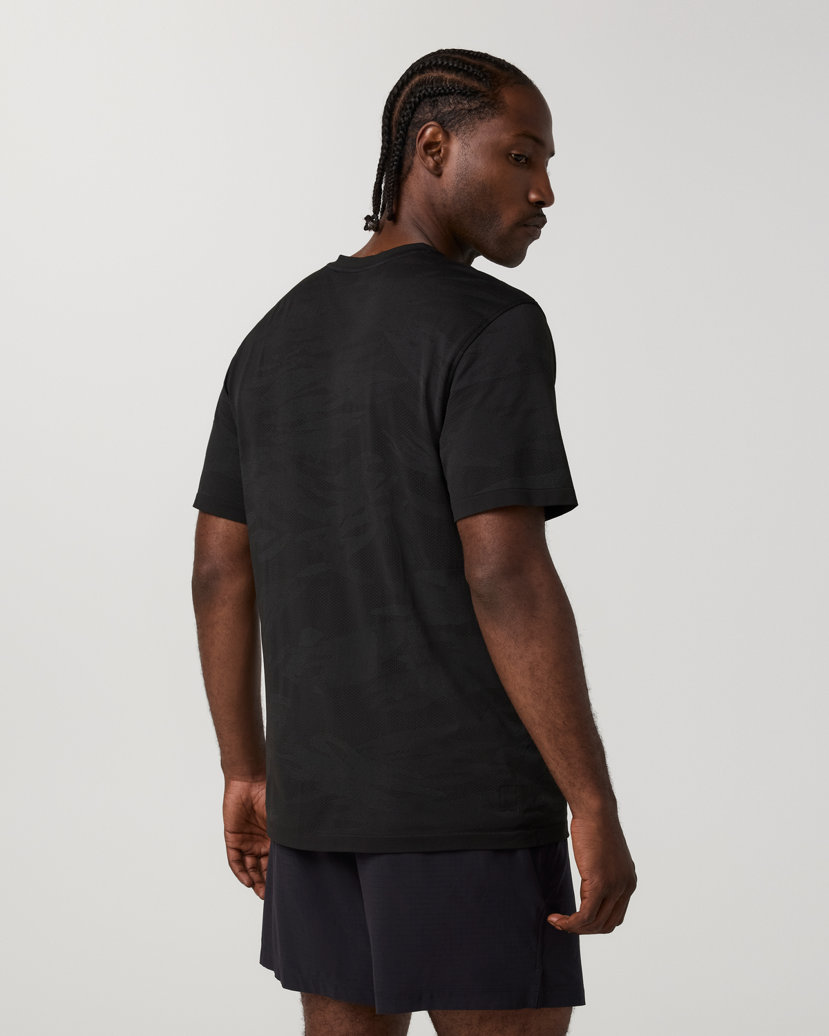 Short Sleeve Clearview Engineered Tee | Black