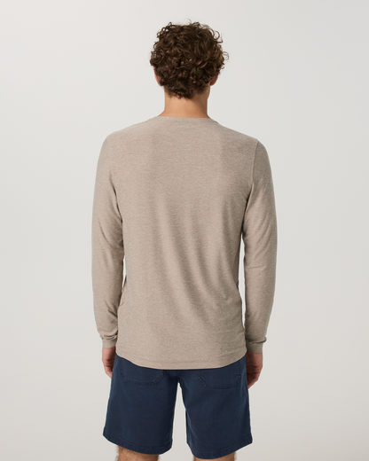 Long Sleeve Strato Tech Tee | Acorn Heather