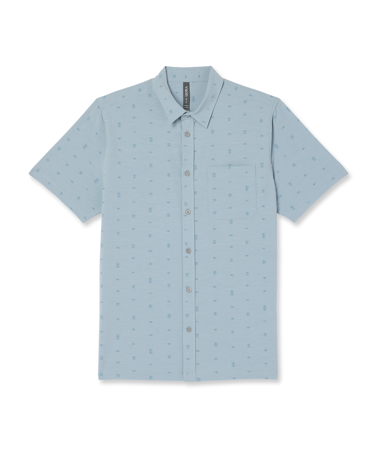 Short Sleeve Bridge Button Down | Raindrop Stone