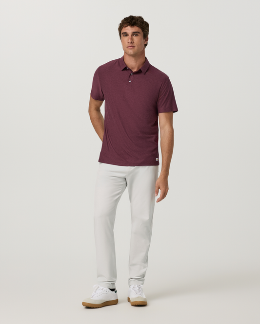 Strato Tech Polo | Fig Heather
