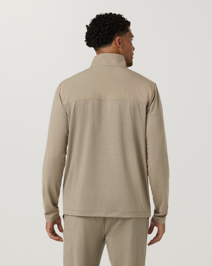 Sunday Element Half Zip | Biscotti Heather