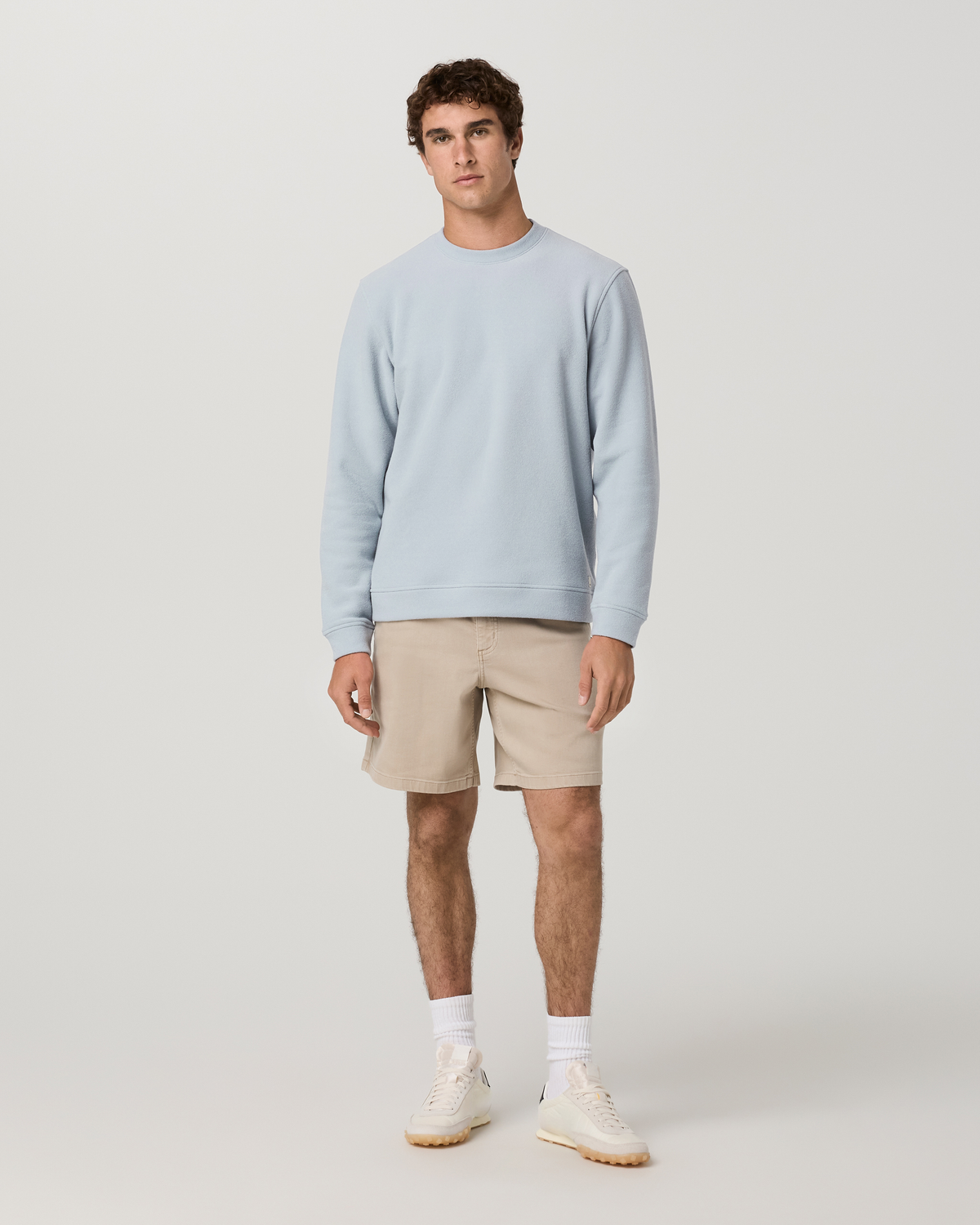 Beach Fleece Crew | Raindrop Heather