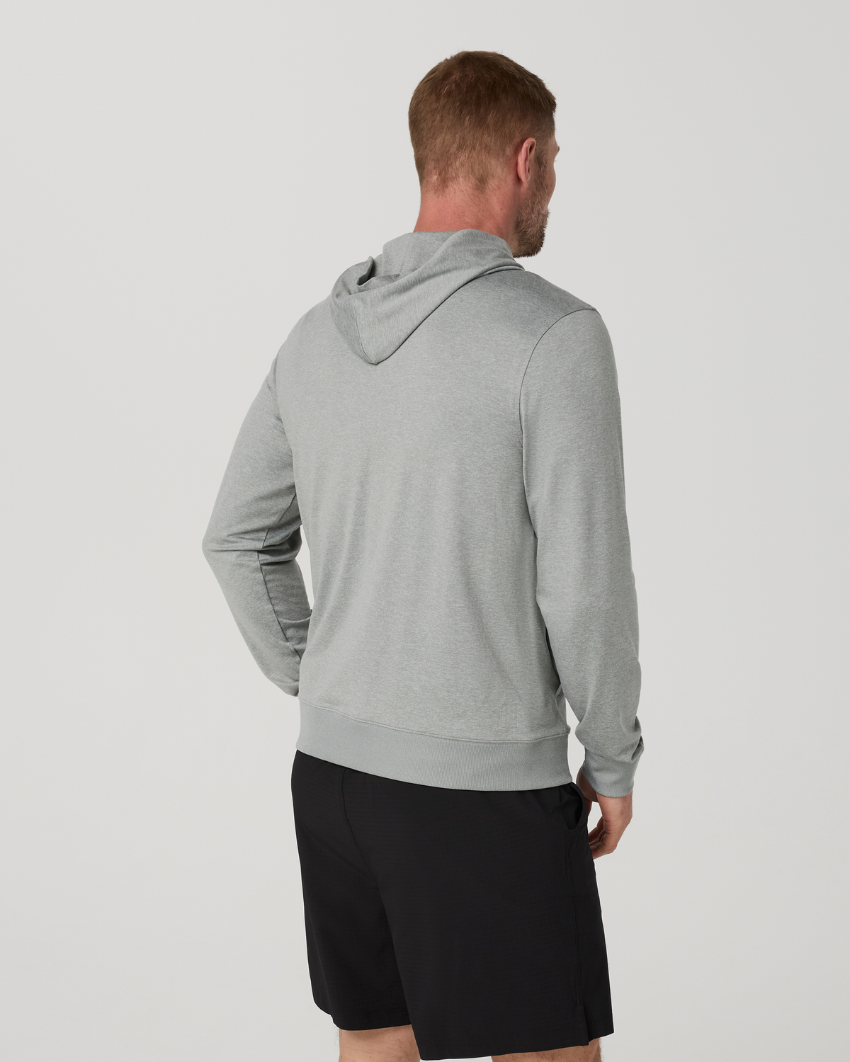 Ponto Full Zip Hoodie | Slate Rock Heather