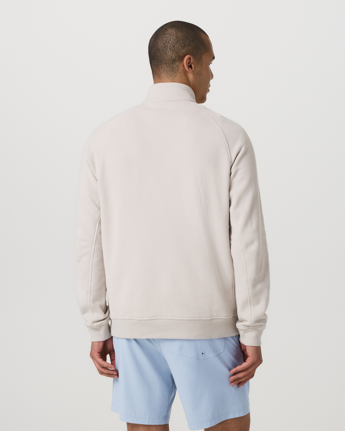 Pique Fleece Track Jacket | Grey Mist