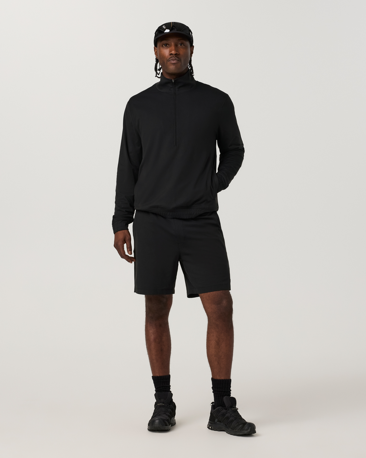 Ponto Re/ACTV Half Zip | Black
