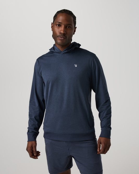 Ponto Pullover Hoodie | Azure Heather