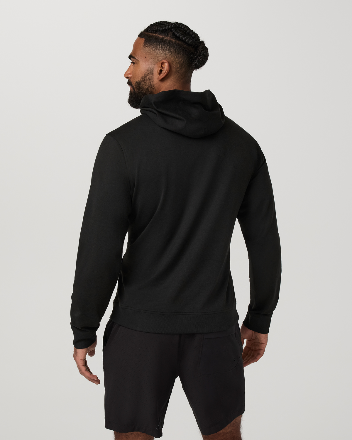 Ponto Pullover Hoodie | Black Heather