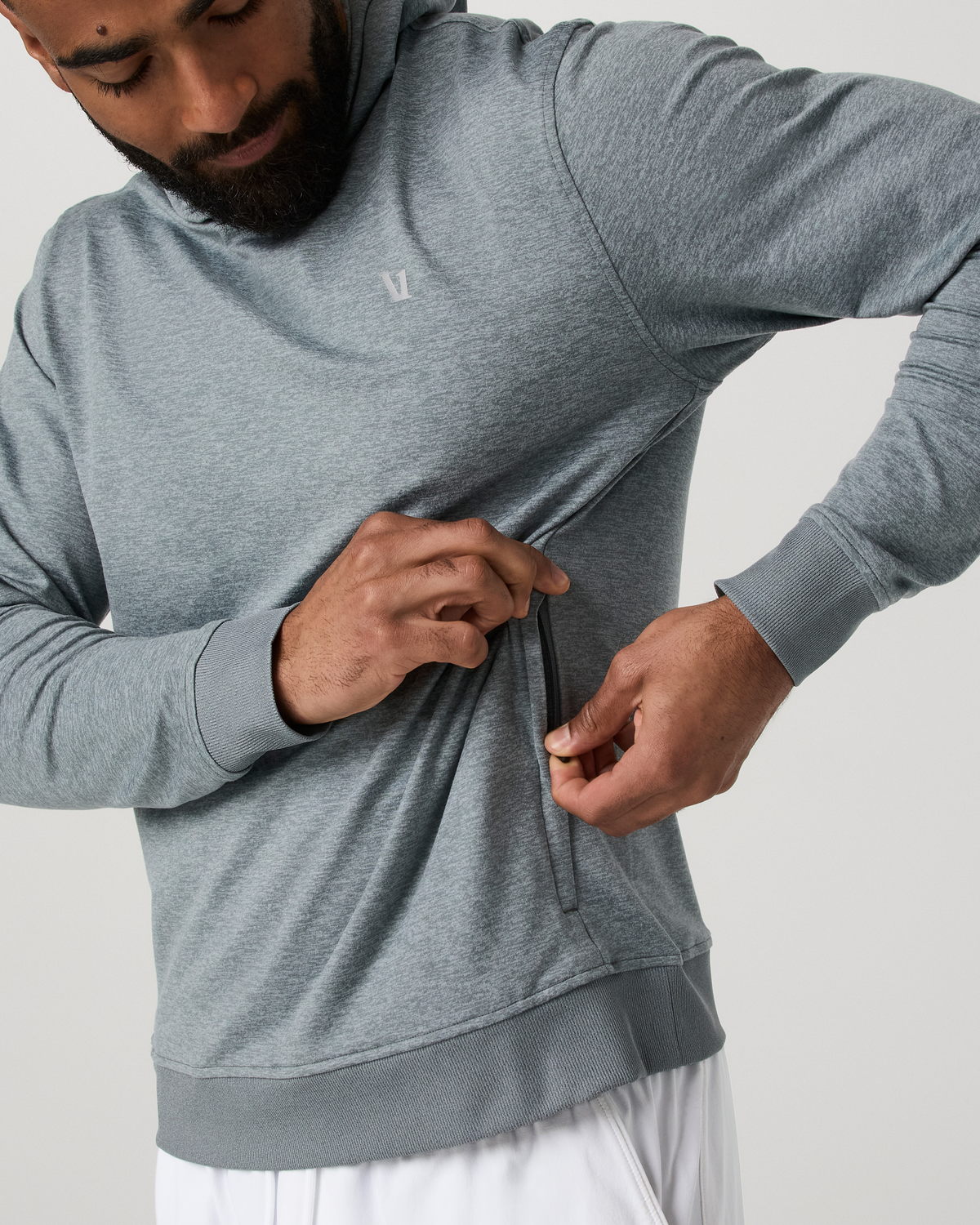 Ponto Pullover Hoodie | Foggy Blue Heather