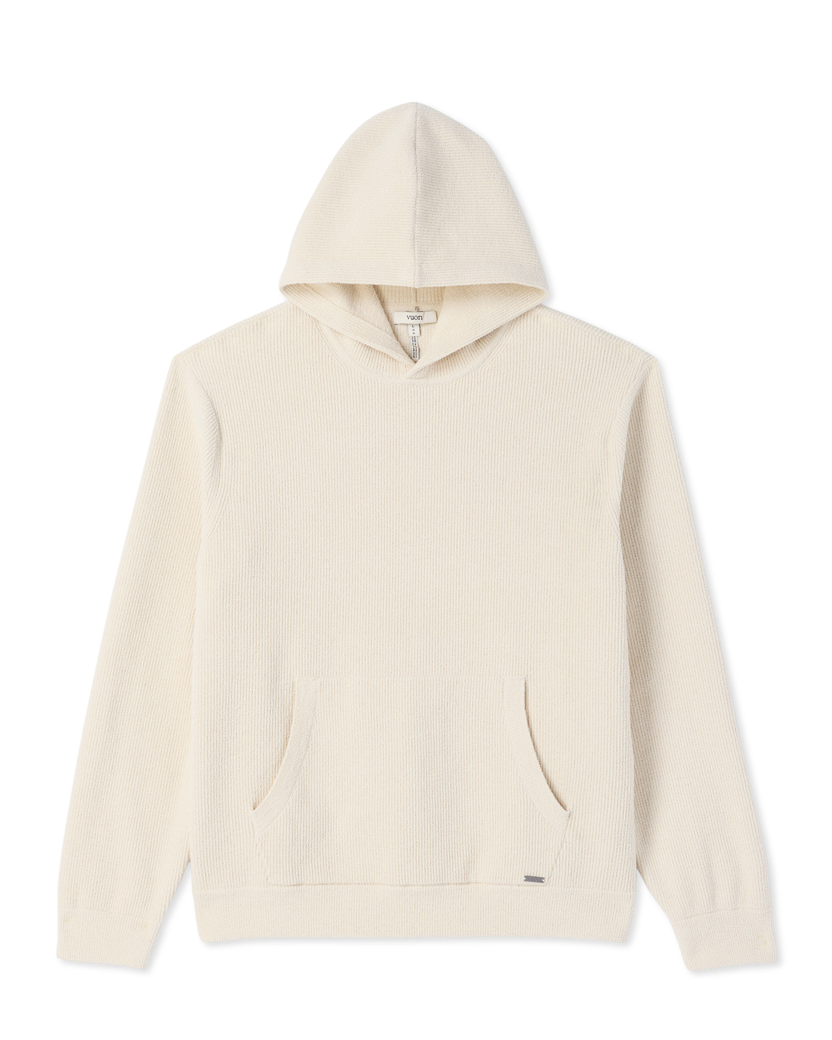 Midweight Rib Sweater Hoodie | Bone
