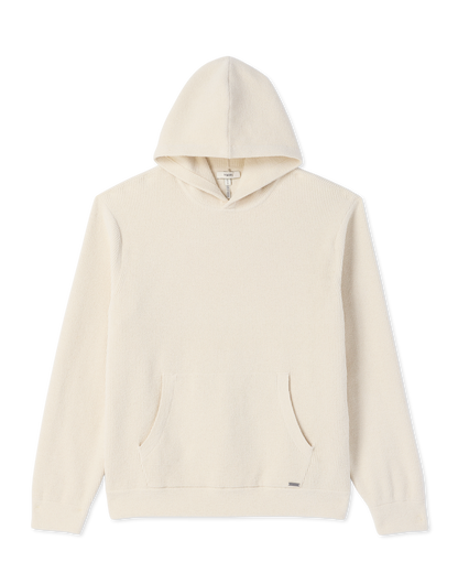 Midweight Rib Sweater Hoodie | Bone