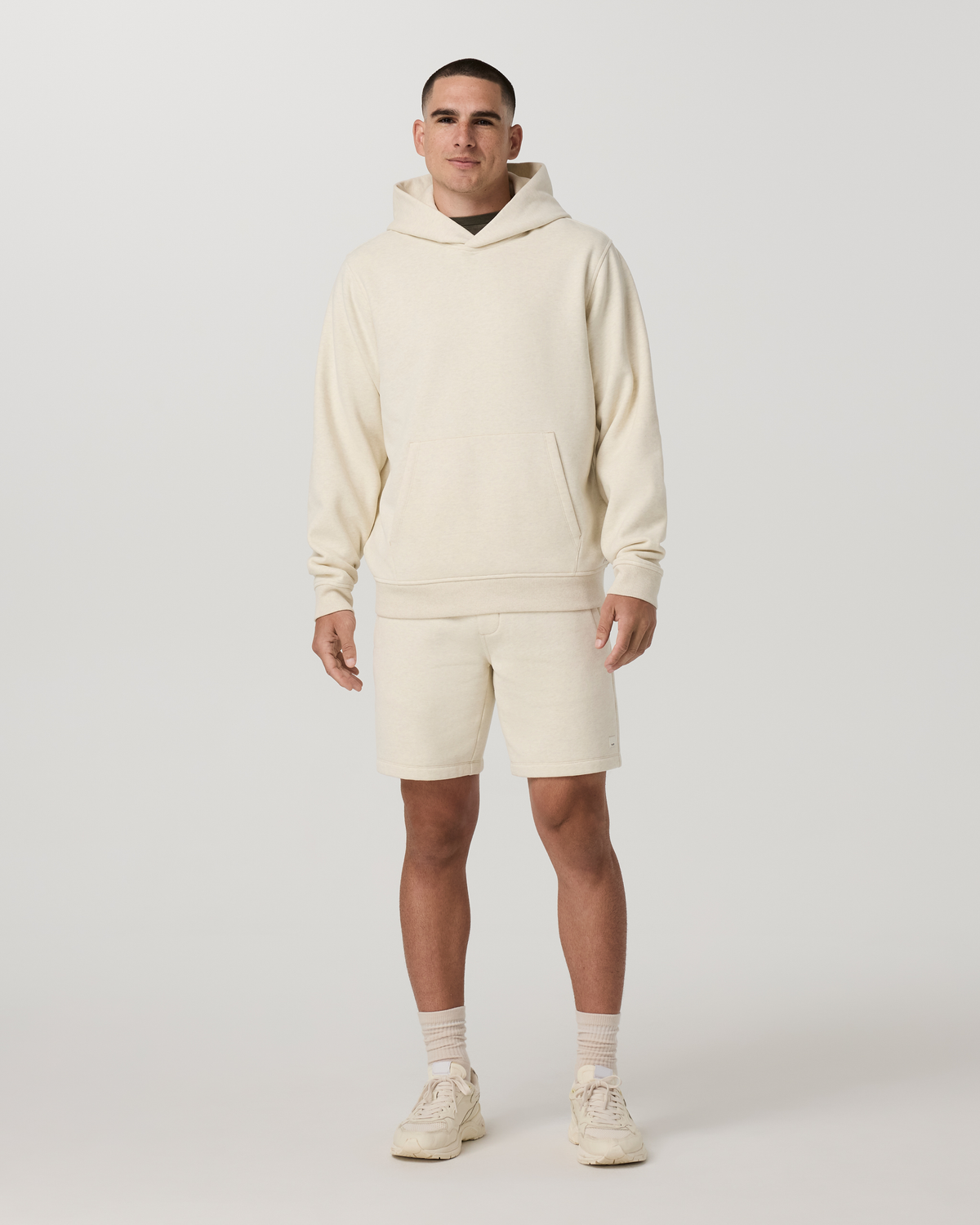 Seaside Short 8" | Buttermilk Heather