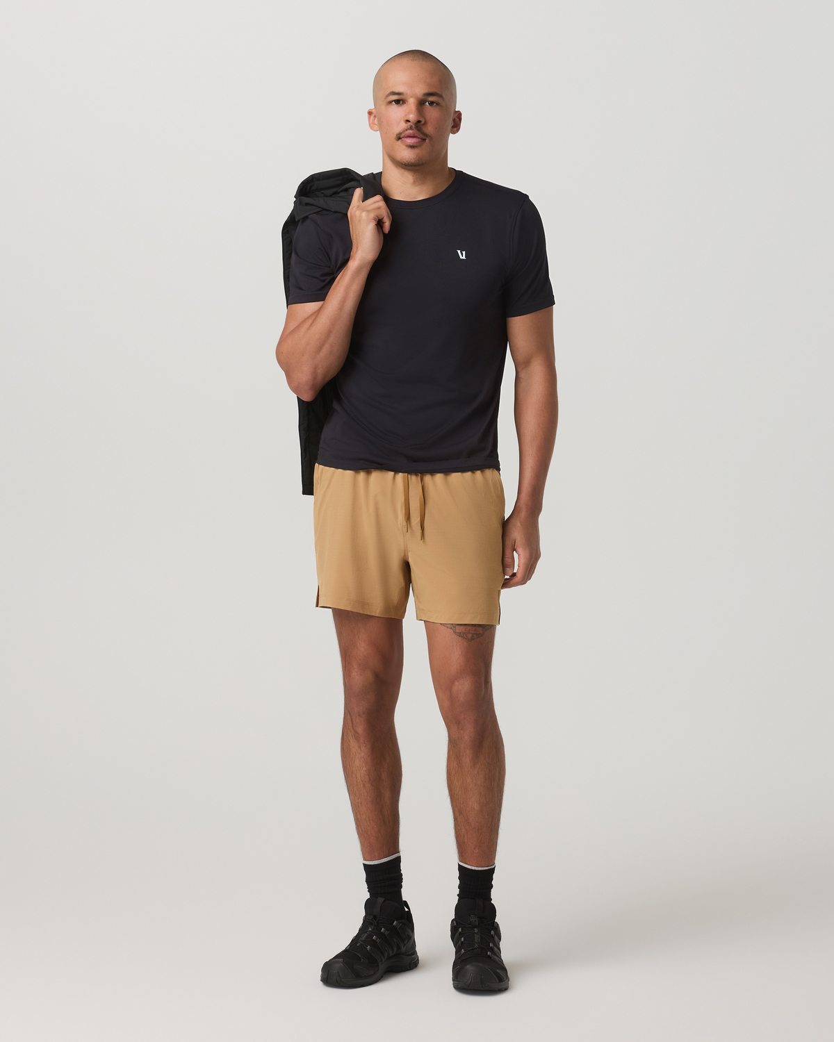 Vuori HardKore Short Lined 5" | Burlap