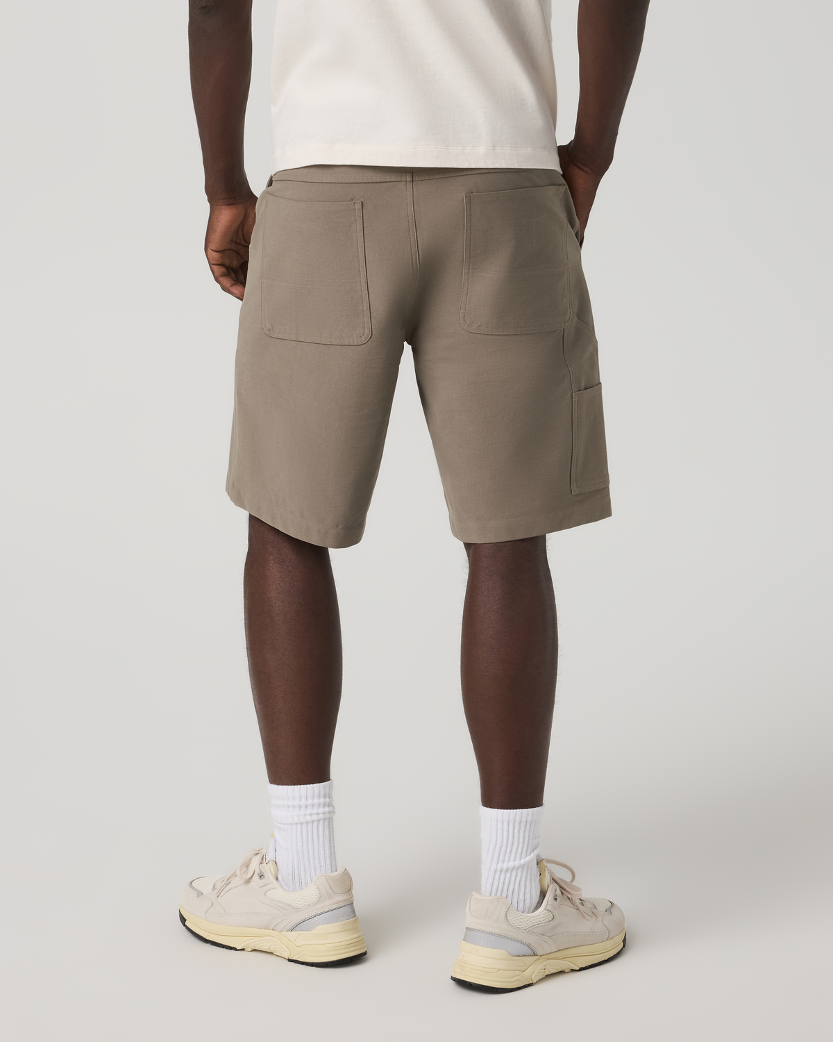 Vuori Meta™ Canvas Carpenter Short 10" | Bark