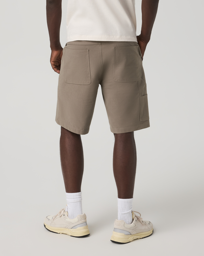 Vuori Meta™ Canvas Carpenter Short 10" | Bark