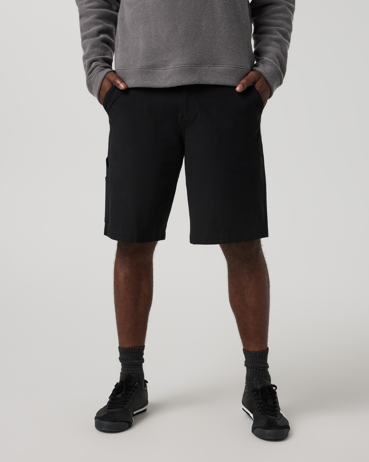 Vuori Meta™ Canvas Carpenter Short 10" | Black