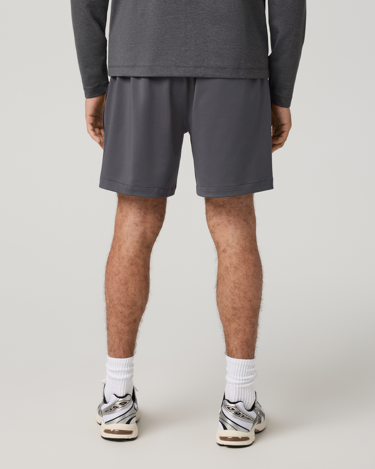 Sunday Track Short 6" | Gull Grey