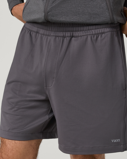 Sunday Track Short 6" | Gull Grey